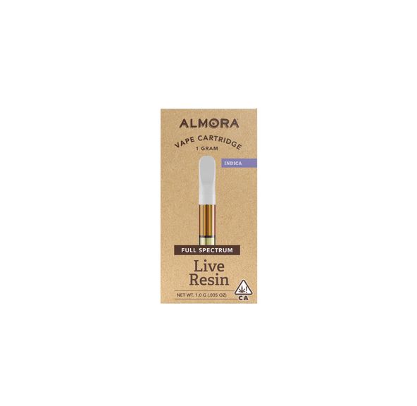 Almora Farm Live Resin Cartridge Vanilla Biscotti 1g