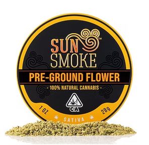 SunSmoke - Sativa Blend (25.68% Sativa) - 28grams Pre-ground Flower