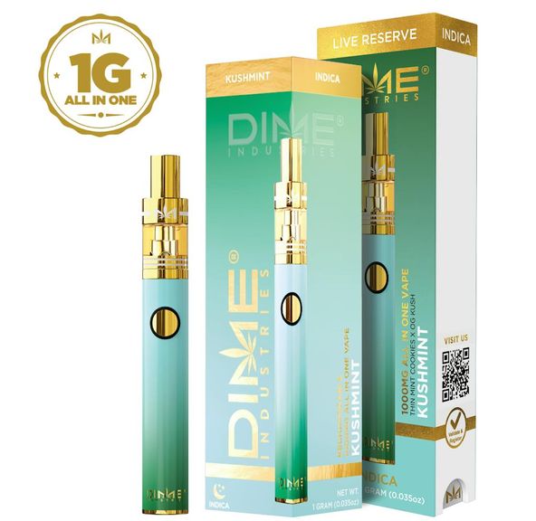 Dime Industries - Kush Mints Live Reserve 1000mg All in One Device - 1 g
