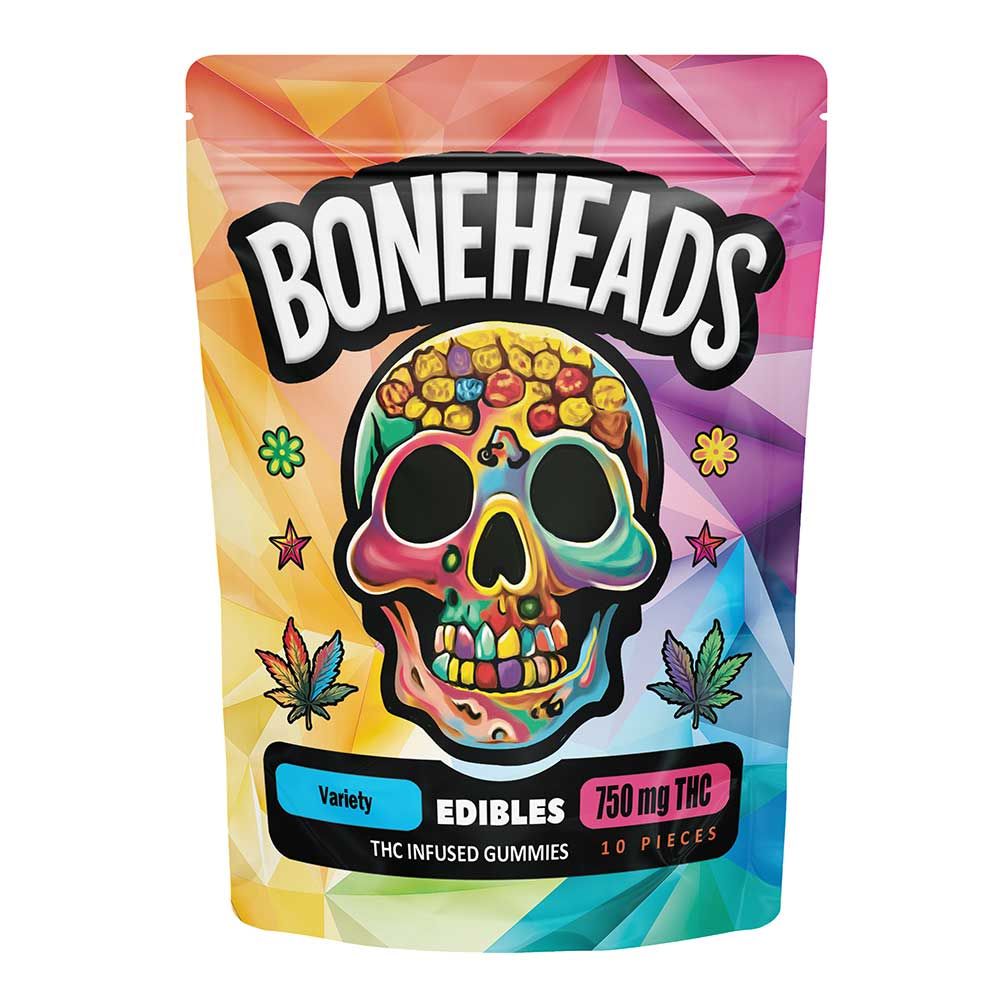 Boneheads 750mg THC Gummy - Variety