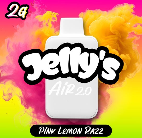 JELLY'S 2G PINK LEMON RAZZ DISPOSABLE VAPE