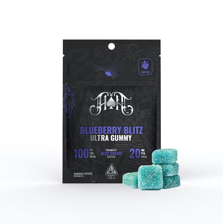 Heavy Hitters Gummies Blueberry Blitz 100mg