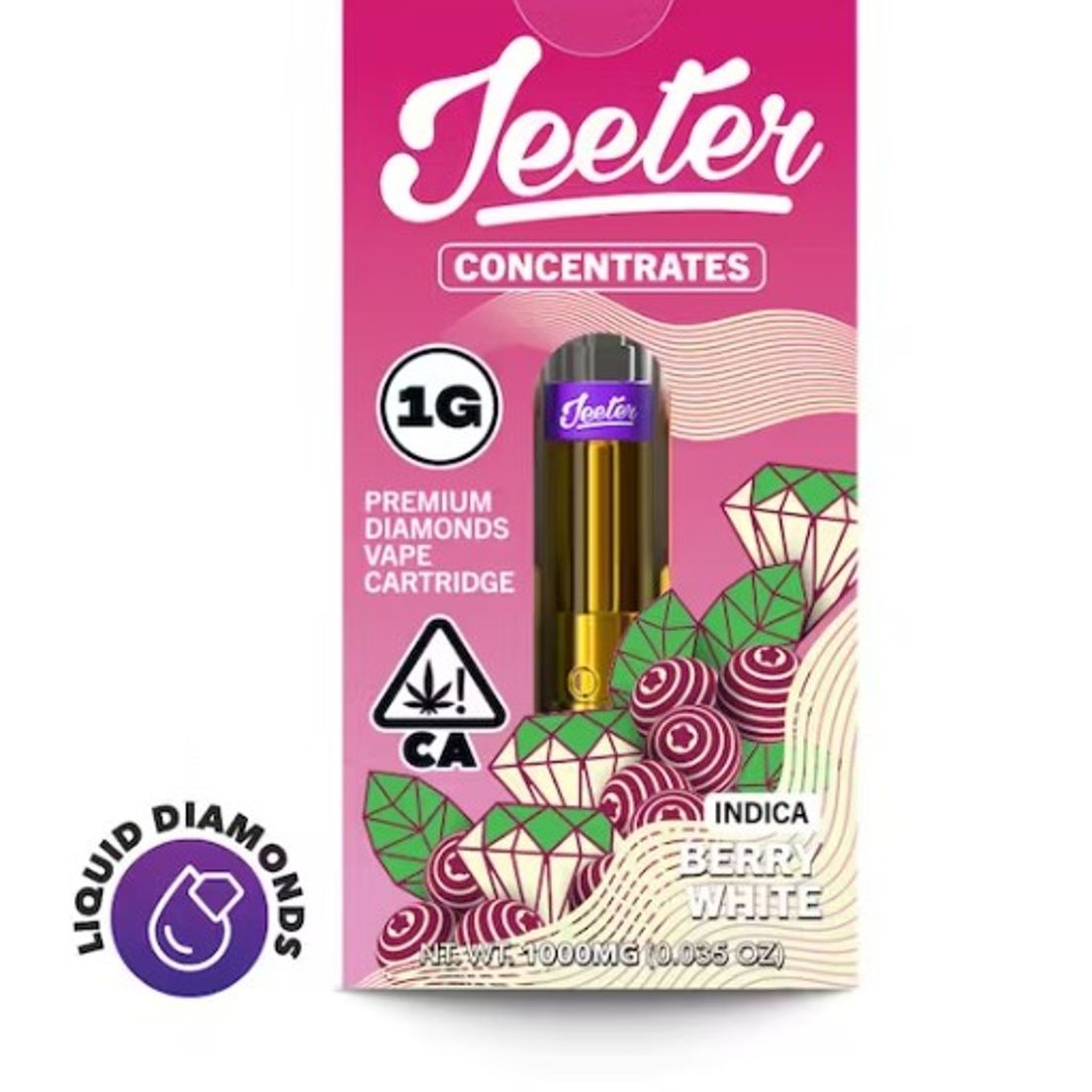 Jeeter - Berry White - Liquid Diamonds Cartridge - 1g - Indica