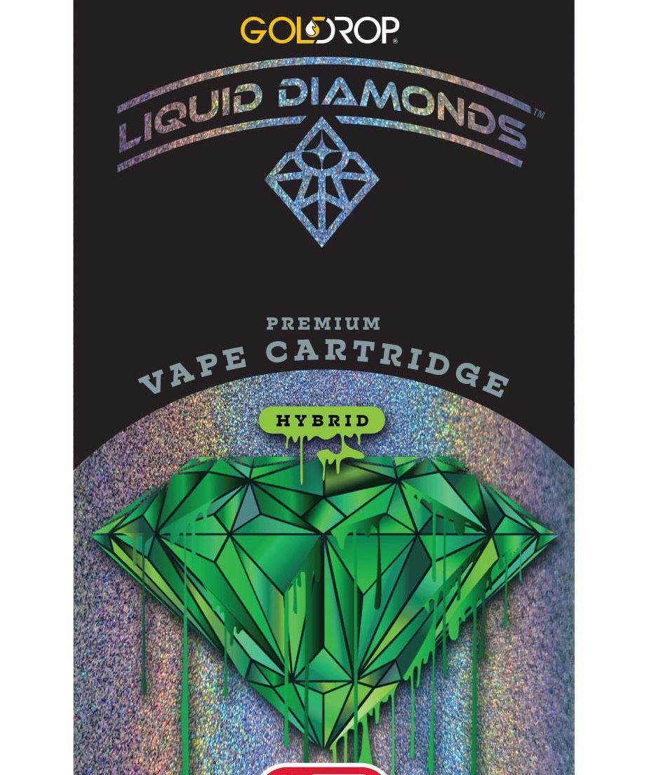 Gold Drop - Sapphire Gelato Liquid Diamonds Cartridge