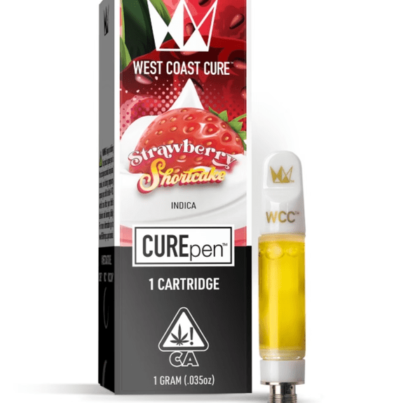 PRE-ORDER ONLY 1g Strawberry Shortcake CUREpen Cartridge - West Coast Cure