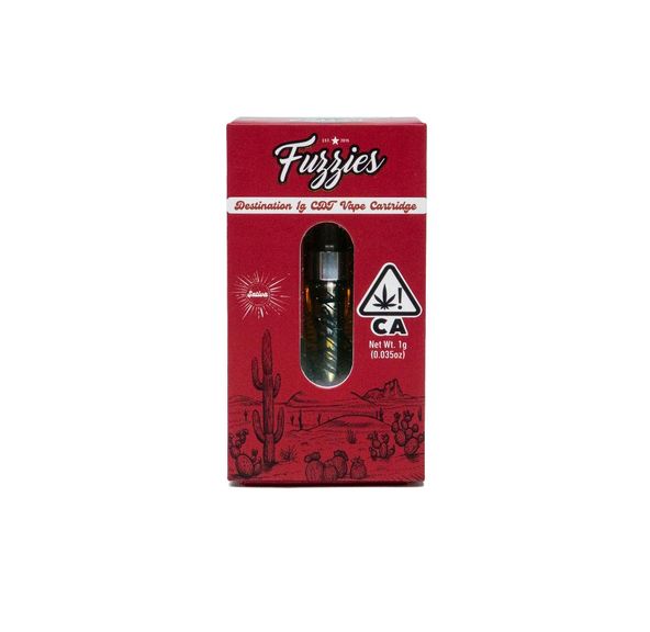 Fuzzies Mojave Jack 1g Cannabis Derived Terps Cartridge 86.41%