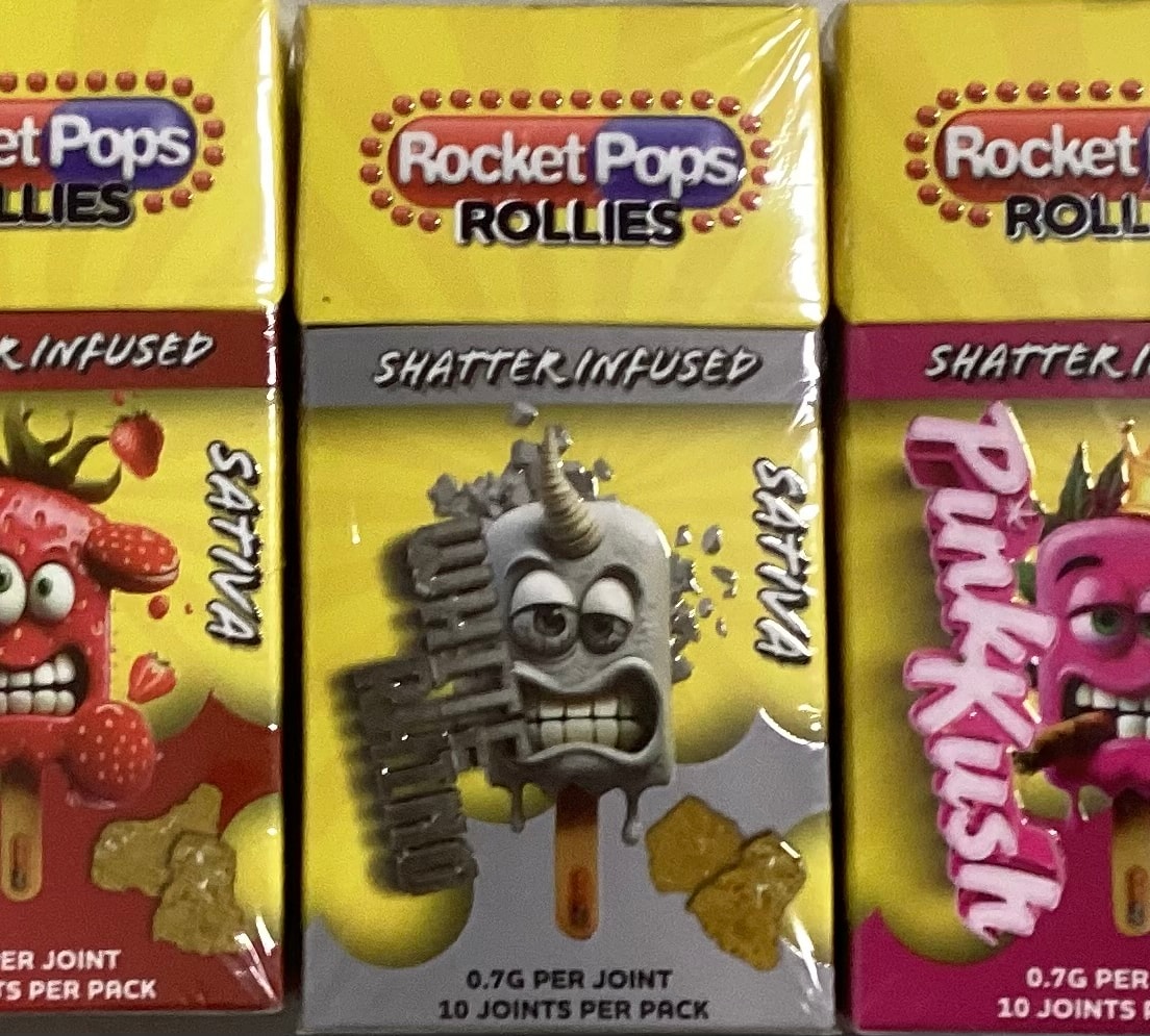 Rocket Pop Rollies Shatter Infused $50