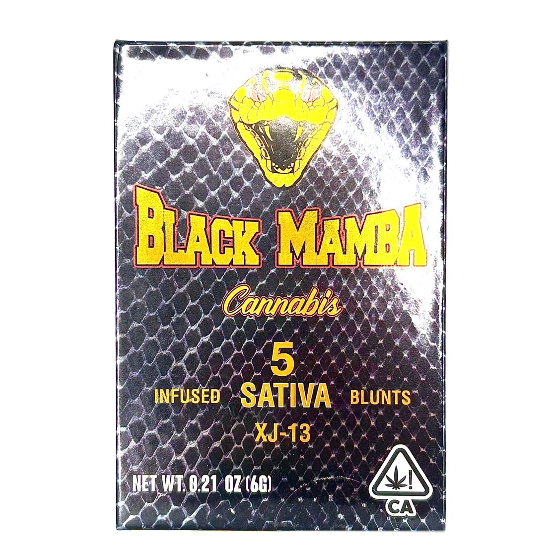 BLACK MAMBA - XJ-13 - 5pk x 1.2g = 6g, INFUSED BLUNTS!