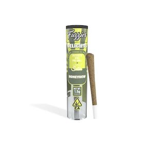 1. Fuzzies Delight 1.5g Infused Pre Roll - Honeydew (S)