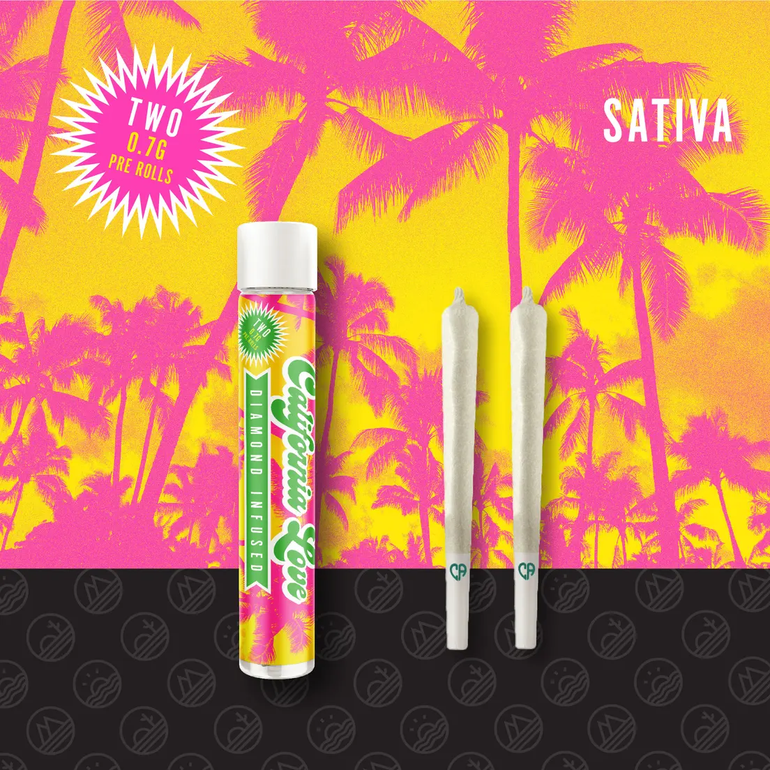 California Love Infused Pre-roll 2pk Florida Oranges 1.4g