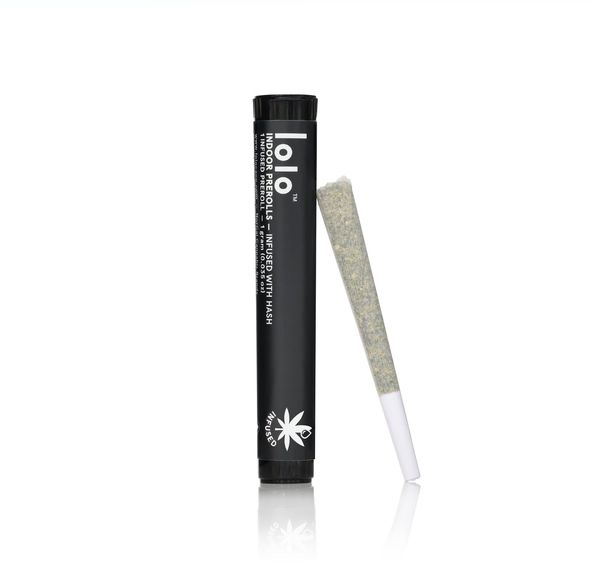 D. lolo 1g Hash Infused Pre Roll - Platinum Runtz (H)