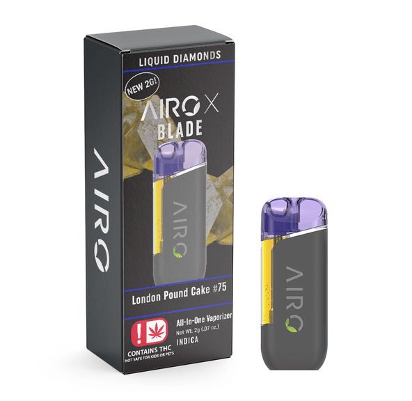 AIRO LONDON POUND CAKE # 75 LIQUID DIAMOND DISPOSABLE 2G