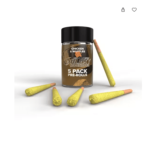 Galaxy Moonrock - Chicken & Waffles 5pk Prerolls 3.5g
