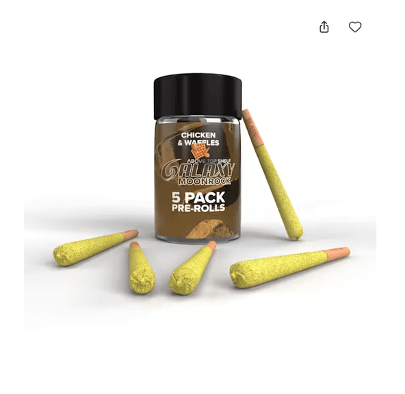Galaxy Moonrock - Chicken & Waffles 5pk Prerolls 3.5g