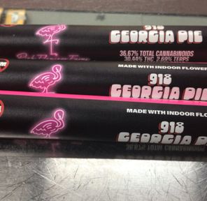 Pink Flamingo 2 Pack Pre-Rolls - - 918 GEORGIA PIE - 1g