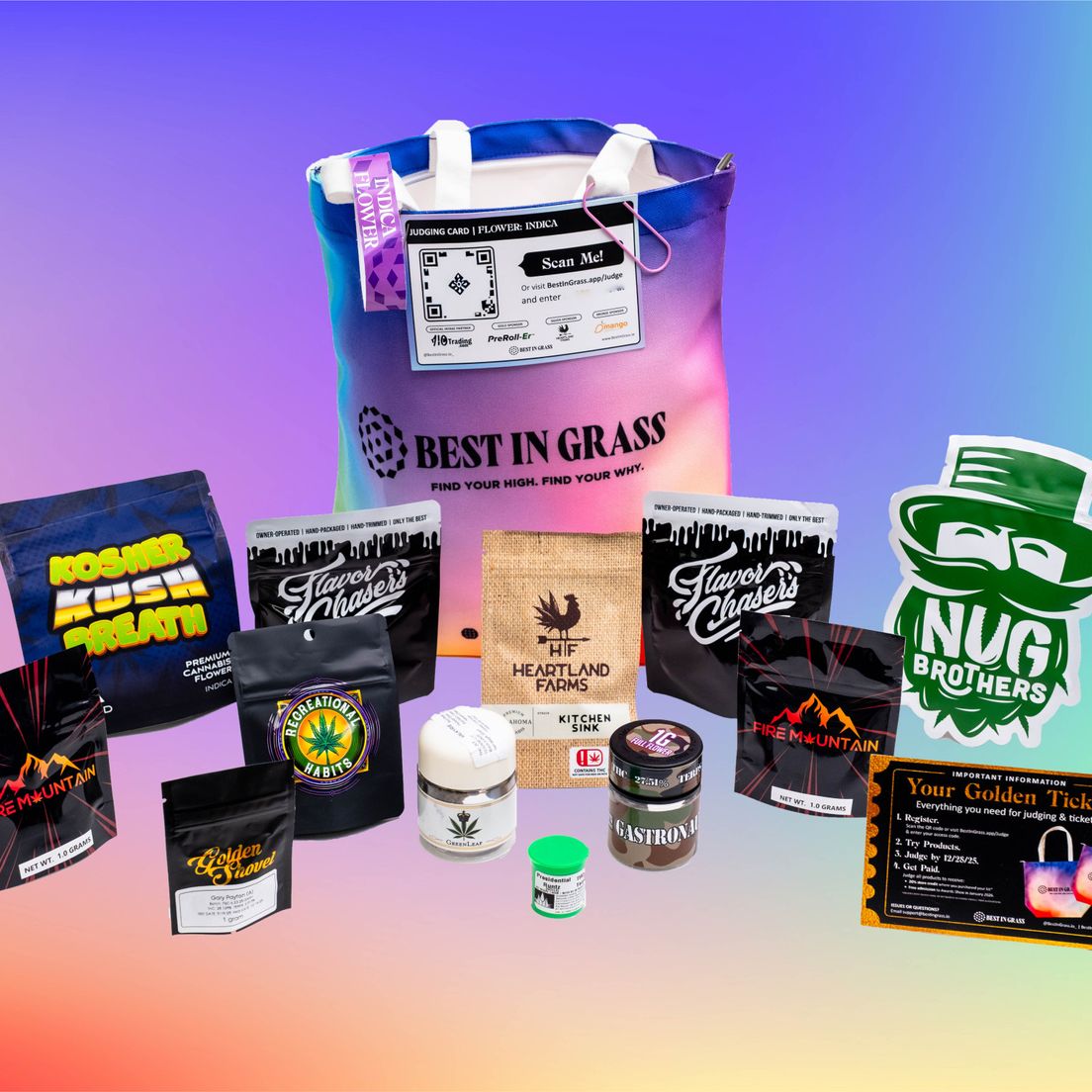 2025 BEST IN GRASS INDICA FLOWER JUDGE KIT