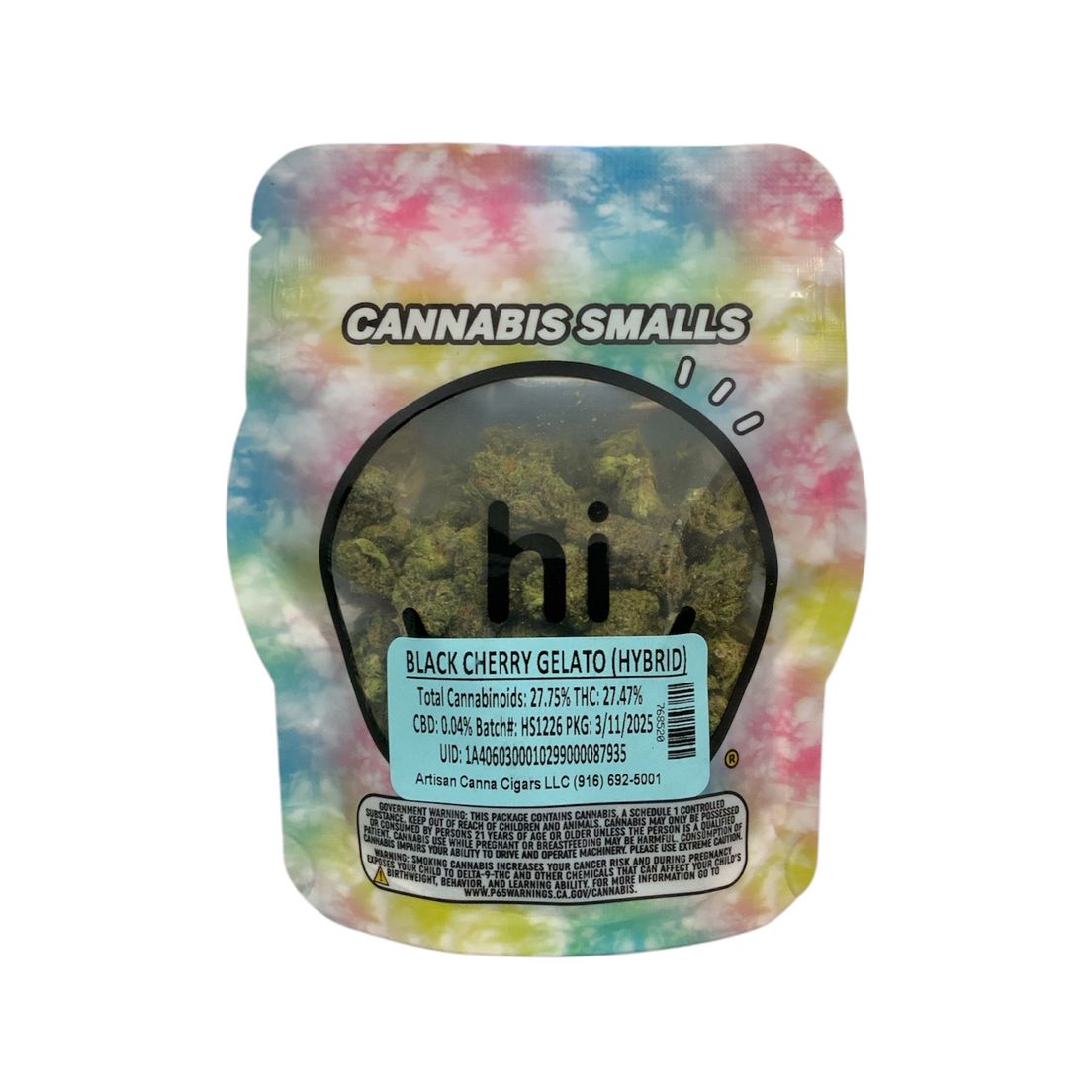Hi Canna - Black Cherry Gelato - 7g Flower Smalls
