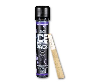 Rove | Blueberry Kush (I) | 1g Ice Pack Rosin, Diamond, Hash Infused Pre-roll