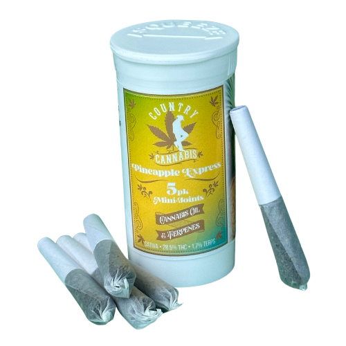 COUNTRY CANNABIS WATERMELON 5 PACK INFUSED MINI PREROLLS 2G