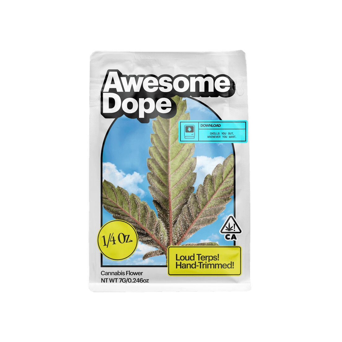 AWESOME DOPE | MYLAR BAG | ALIEN OG | 7g | I