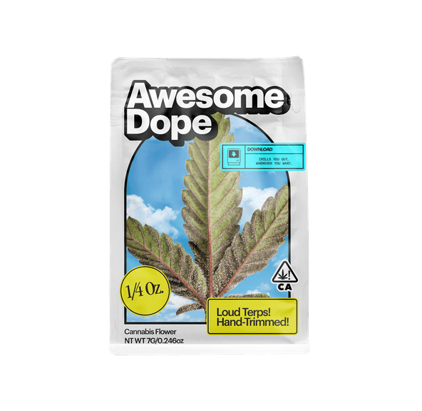 AWESOME DOPE | MYLAR BAG | ALIEN OG | 7g | I
