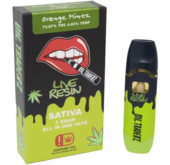 Orange Mintz Live Resin Disposable