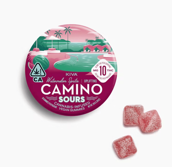 Camino Sours 10mg Watermelon Spritz "Uplifting" Gummies