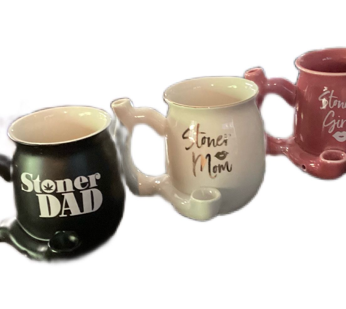 Stoner Mugs With Pipe