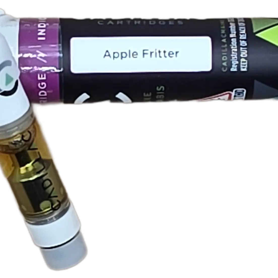 Apple Fritter- CADILLAC Indica - 1g Distillate Cart