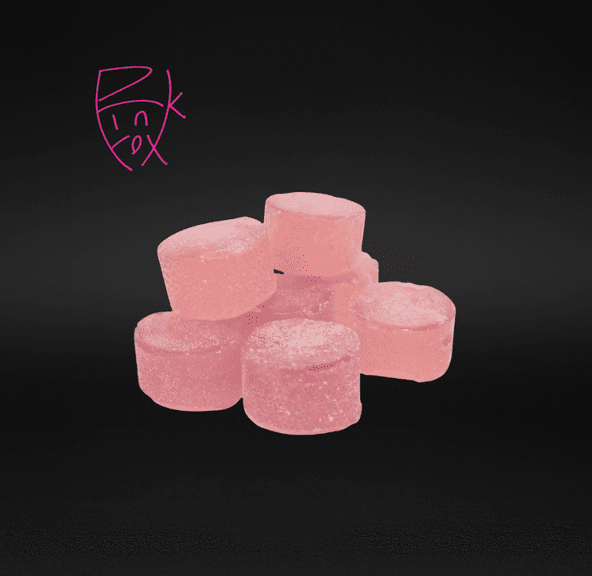 Pink Fox | Tutti Frutti THC Gummies | 20mg THC Each | 10-Pack (200mg Total THC)