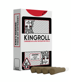 King Roll - GSC x Gelato - 4 Pack Infused Prerolls 3g
