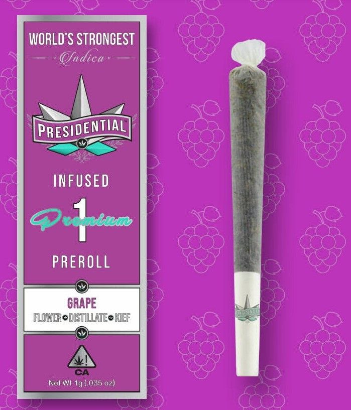 PRESIDENTIAL-INFUSED PREROLL-1G-GRAPE