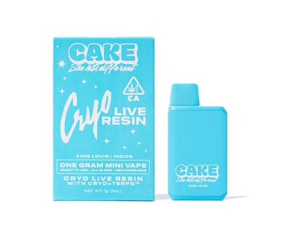 Cake - King Louis Cryo Live Resin Disposable Vape 1g