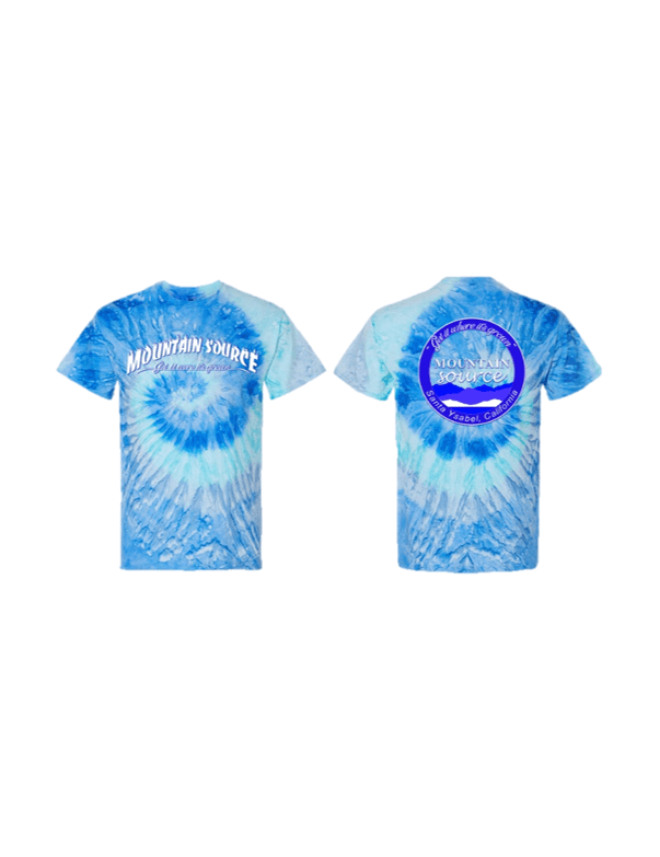 MSD (2XL) BLUE TIE DYE T SHIRT