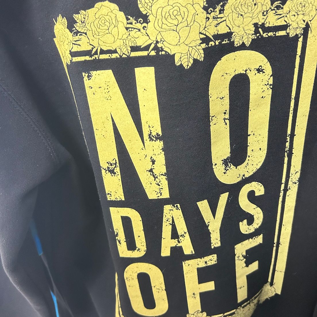 Anchored - Swag/Merch - NO DAYS OFF Hoodie (Black) - Small
