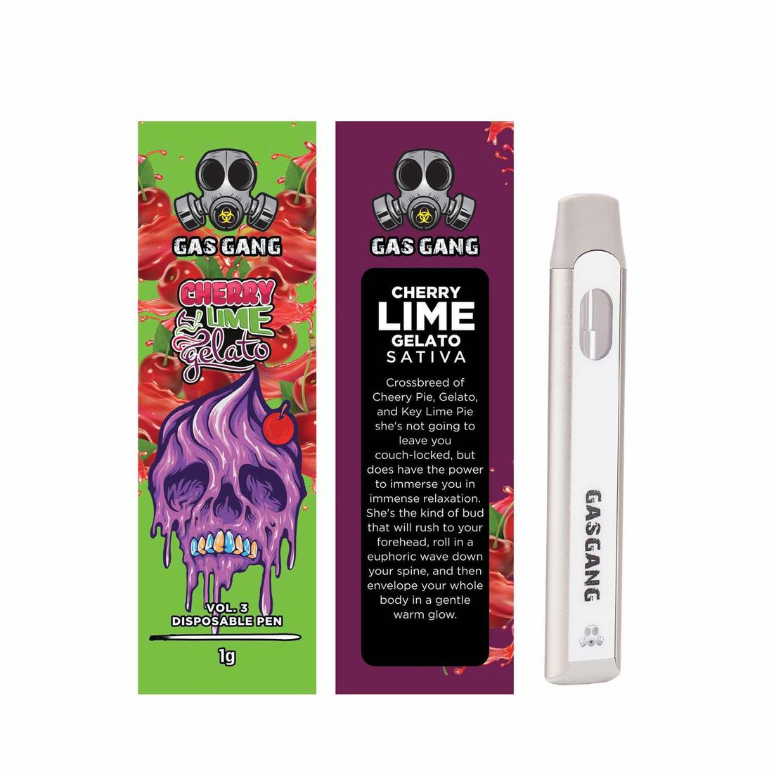 Cherry Lime Gelato 1G Gas Gang