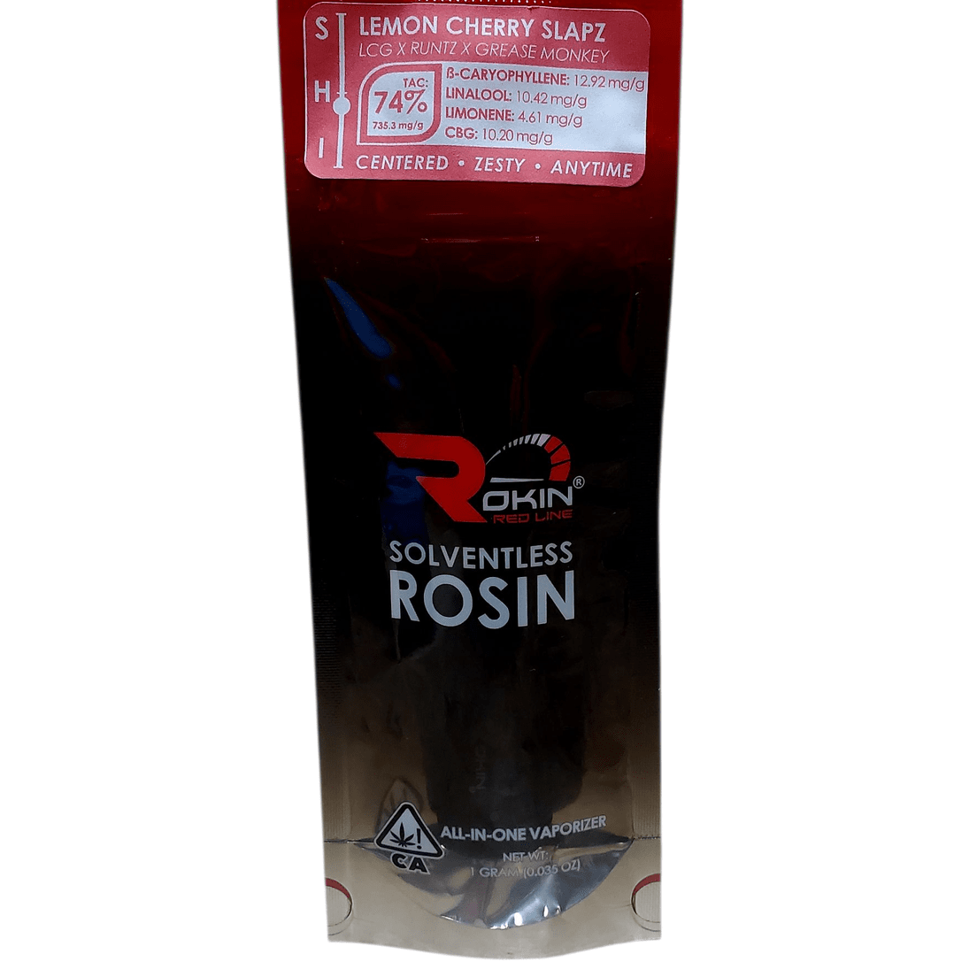 Rokin - Lemon Cherry Slapz Redline Rosin Disposable Vape 1g