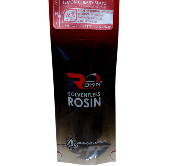 Rokin - Lemon Cherry Slapz Redline Rosin Disposable Vape 1g