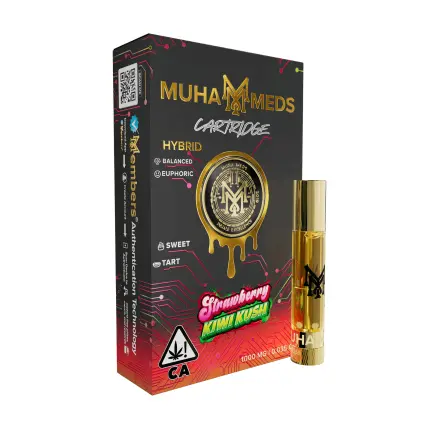 Muha Meds - Strawberry Kiwi Kush (Hybrid) Vape Cartridge - 1 g