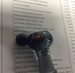 female bowl with screen 14mm