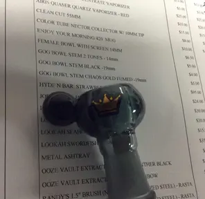 female bowl with screen 14mm
