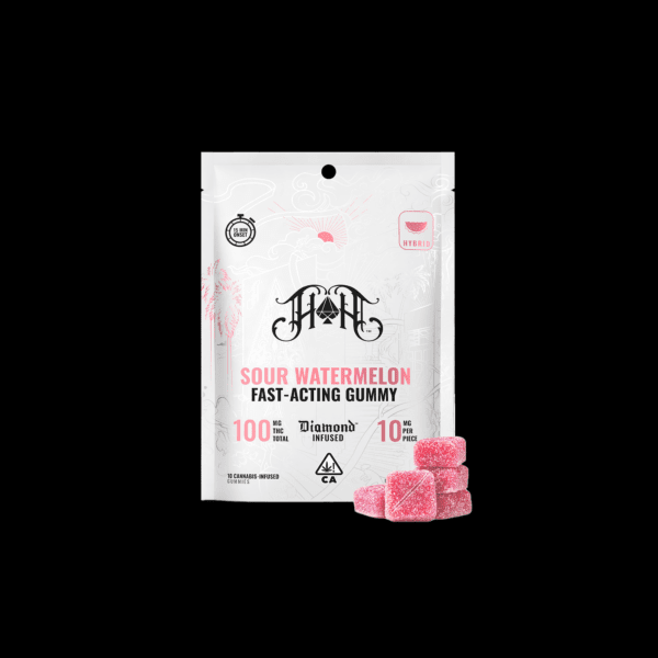 [Heavy Hitters] NANO Gummies - 100mg - Sour Watermelon (H)