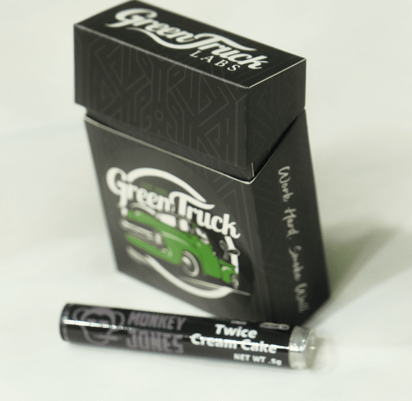 Green Truck- Twice Cream Cake- Live Resin Cart- .5g