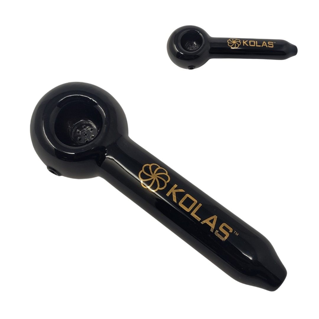 Kolas Branded Pipe Large Black & Gold