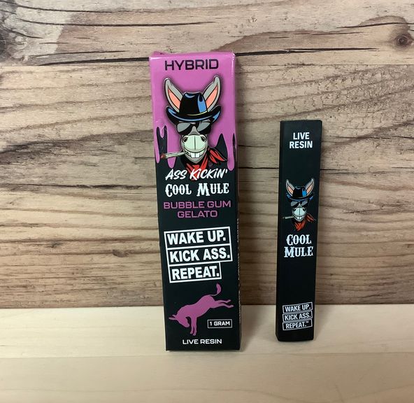 Cool Mule / Zookies - Bubble Gum Gelato - 1g Disposable Vape - Hybrid