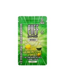 Puff - Lemon Lime Twist Diamond Infused Preroll 5 Pack