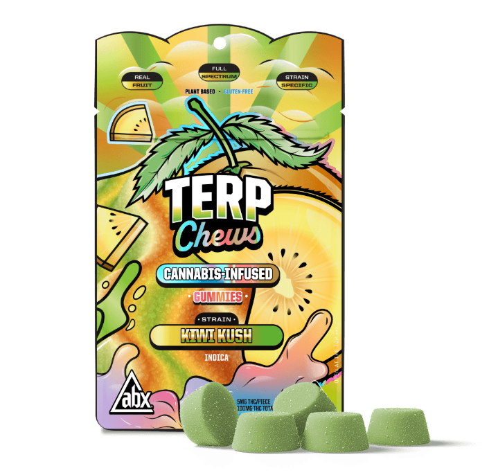 Absolute Xtracts Terp Chews Kiwi Kush 100mg