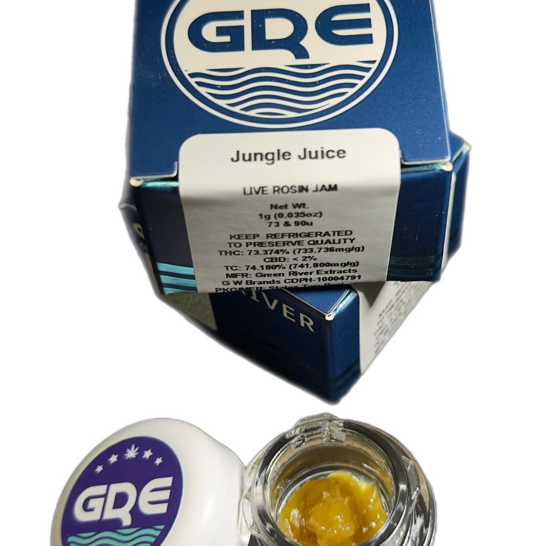 Green River Extracts - Jungle Juice 1G - Live Rosin
