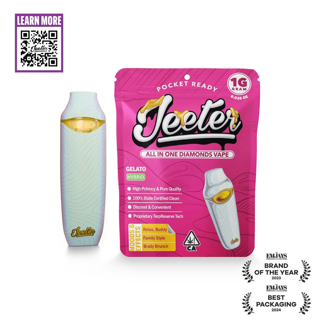 Jeeter - AIO Liquid Diamonds - 1g - Gelato