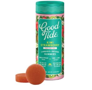 Good Tide - Kiwi Strawberry 1:1:1 THC/CBD/CBG Rosin Gummies 10pk 100mg